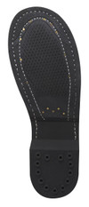 Rothco 10" Leather Jump Boot 5692, close-up view of the black rubber sole with textured grip and white stitching details. Thumbnail Image