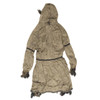 Rothco Lightweight Ghillie Jacket 95128, olive drab camouflage weathered and rugged tactical jacket with a hood, zippered arm details, and adjustable waist for outdoor concealment. Thumbnail Image