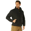 Rothco Lightweight Concealed Carry Jacket LCCJ, a man wearing a black tactical jacket with a high collar and concealed carry pockets. Thumbnail Image