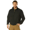 Rothco Lightweight Concealed Carry Jacket LCCJ, a black tactical men's jacket with front zipper and high collar. Thumbnail Image