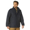 Rothco M-65 Field Jacket M65FJ, a stylish men's military-inspired navy blue jacket with multiple pockets, a zip and button closure, and a stand collar. Thumbnail Image