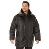 Rothco N-3B Parka N3BP, a black insulated military-style winter coat with a fur-lined hood. Thumbnail Image
