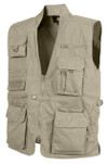 Rothco Plainclothes Concealed Carry Vest PCCV, tactical beige vest with multiple pockets and zippers for concealed firearm storage. Thumbnail Image