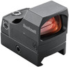 Bushnell RXS-10R Reflex Red Dot Sight, compact black sight with red lens and adjustment dials on the side. Thumbnail Image