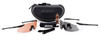 ESS ICE 2x Black with Hi-Def Copper, Smoke Gray with Clear Protection System, product image showing sports sunglasses with protective case, sunglasses with copper and gray tint lenses, cleaning cloth, and lens cleaning solution. Thumbnail Image