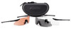 ESS ICE 2x Black w/Hi-Def Copper, Smoke Gray & w/Clear Protection System sunglasses, image showing two pairs of sunglasses with one in copper tint and one in smoke gray, along with a black protective case. Thumbnail Image