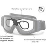 ESS FirePro Structural FS Goggles, protective eyewear with eye shield, Rx nosepiece, and adjustable strap. Thumbnail Image
