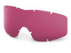 ESS Profile NVG Black Goggles with Laser LPL-5, pink tinted lenses and black frame, outdoor tactical eyewear. Thumbnail Image