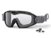 ESS Influx AVS APEL Goggles with Clear and Smoke Gray lenses, black and gray protective goggles with adjustable strap, model ESS-EE7018-18. Thumbnail Image