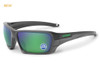 ESS Rollbar Tactical Sunglasses ESS-EE9018, black frame with polarized green lenses. Thumbnail Image