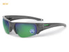 ESS Crowbar Tactical Sunglasses ESS-EE9019, black frame with green-tinted polarized lenses for high-performance sun protection. Thumbnail Image