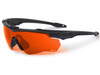 ESS CrossBlade Standard Eyeshield Laser LPL-5+ 3LS Kit, high-performance laser protective sunglasses with orange lens for laser safety. Thumbnail Image