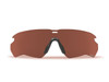 ESS CrossBlade NARO ONE Black Eyeshield Kit with Laser LPL-3B ESS-EE9034-14, showcasing a sleek black eyewear shield with a brown lens and a built-in nose bridge for sports and tactical use. Thumbnail Image