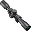 Simmons 4x32 Pro Rimfire Riflescope, black scope with adjustable turrets and mounting rings. Thumbnail Image