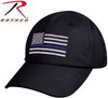 Rothco Black Mesh Back Thin Blue Line Flag Tactical Cap 9973 613902199736 Thumbnail Image
