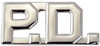 Heros Pride Pairs PD 1/2 Letters PD-LETTERS - Silver - LA Police Gear Thumbnail Image