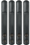 Bianchi Plain Black Belt Keeper 4 Pack Thumbnail Image