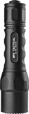 S6PX Black Tactical Flashlight standing up  Thumbnail Image