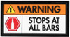 LA Police Gear Warning Patch PATCH-WARNING Thumbnail Image