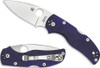Spyderco Native 5 G-10 Dark Blue CPM S110V Plain Edge Knife C41GPDBL5 716104010783 Thumbnail Image