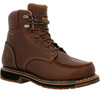 Georgia Boot AMP LT Edge 6" Brown Waterproof Moc Toe Boot  GB00467 