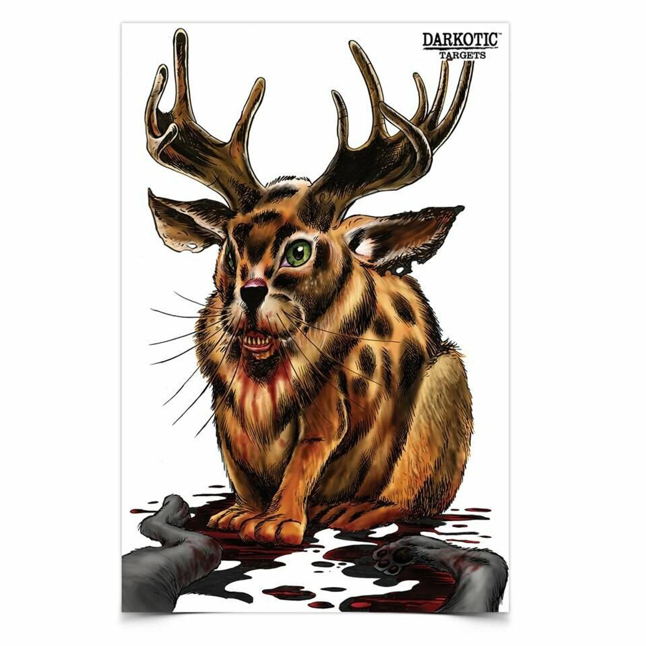 Law Enforcement Targets Darkotic "Snack Rabbit" Paper Target