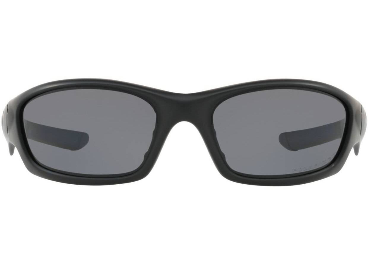 Oakley SI Straight Jacket Sunglasses - Matte Black Frames & Grey