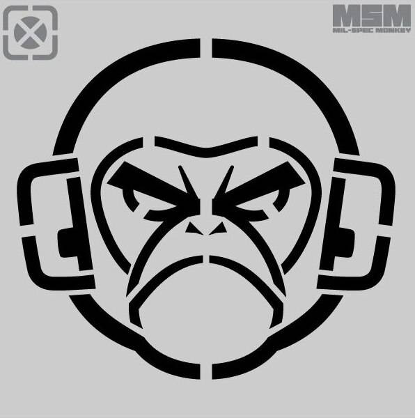 Mil-Spec Monkey MSM Logo Stencil