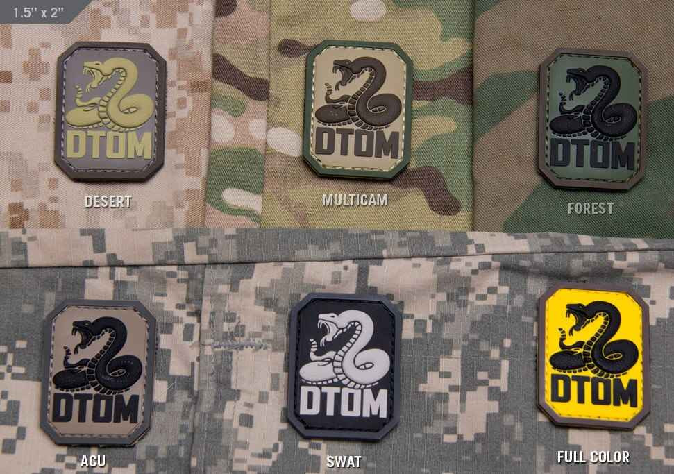 非売品 MONSTER ARMY PATCH 1枚 mil-spec-monkey-dtom-patch-