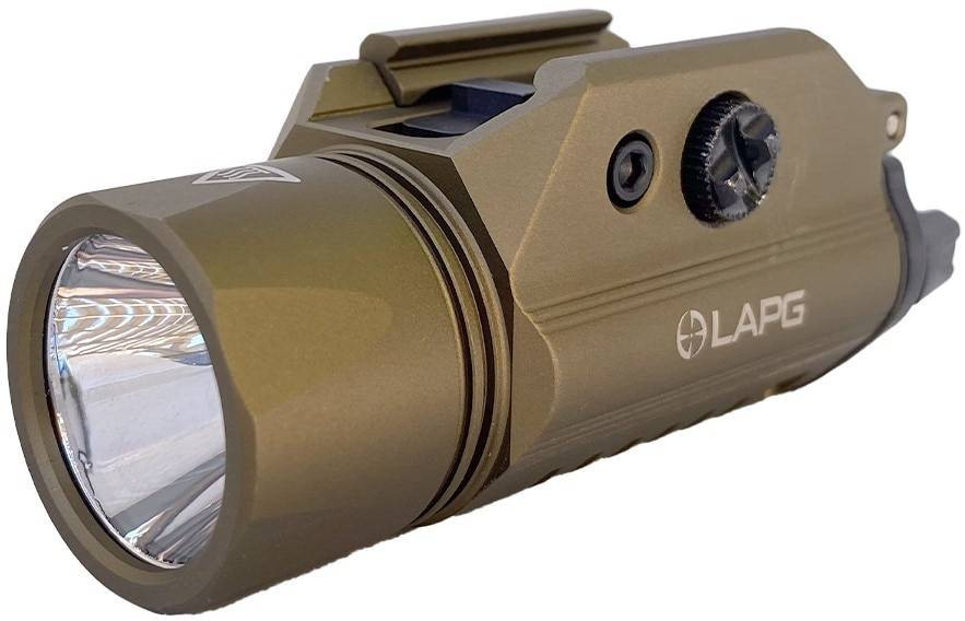 LA Police Gear FDE SlideRail® XWL Tactical Strobe WeaponLight