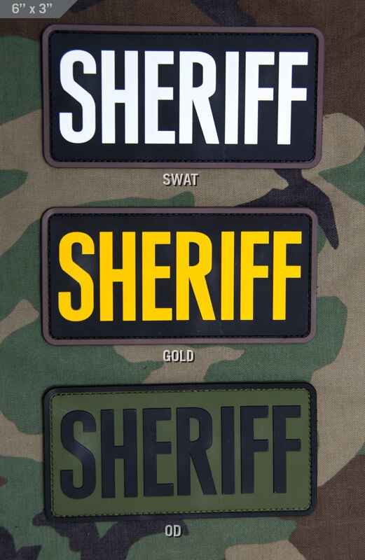 Mil-Spec Monkey Sheriff PVC 6x3 Patch