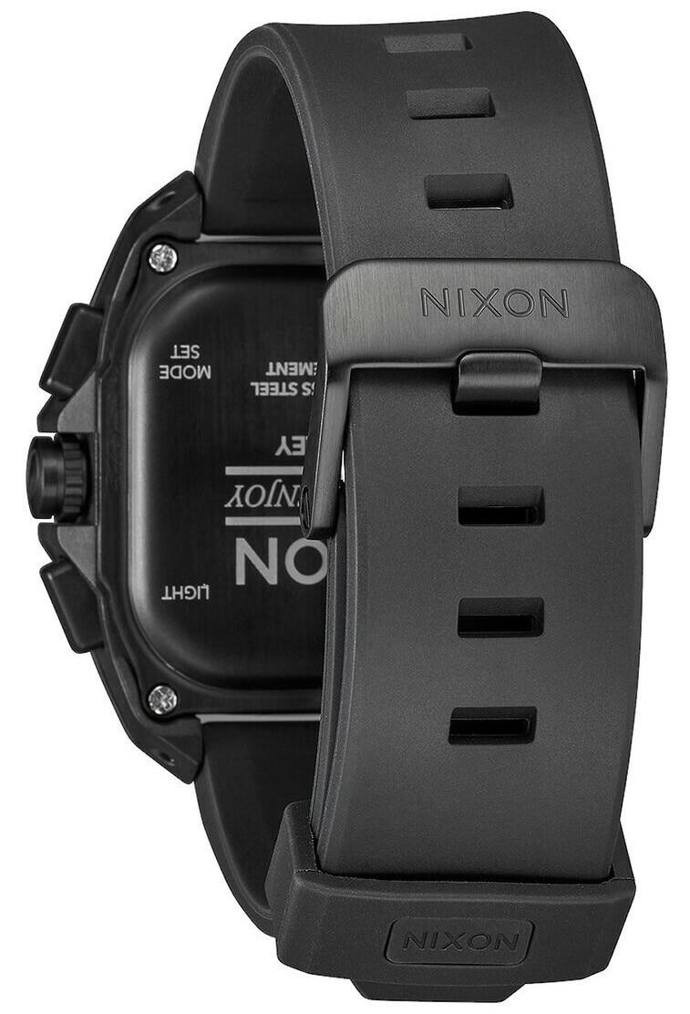 Nixon Orologio Uomo A1052224-00, 42 Mm, Cassa In Acciaio Inox, Quadrante Blu Navy, Cinturino In Pelle, Resistente 100m