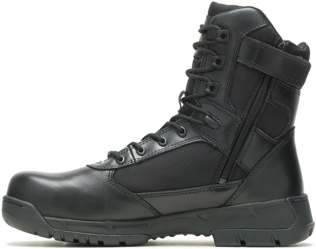 Bates Men's Tactical Sport 2 Tall Side-Zip Safety Toe Black Boot