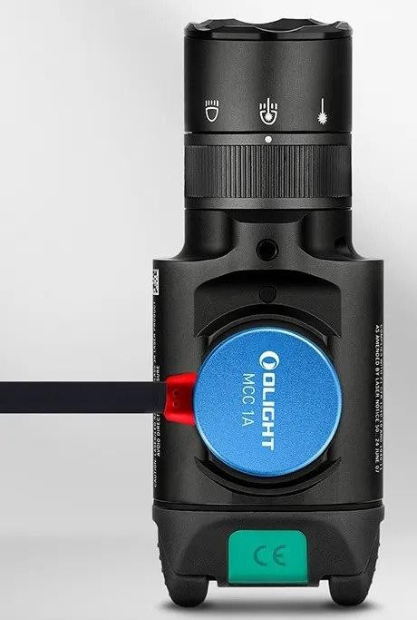 Olight Baldr Pro R Rechargeable Bright White Light with Green