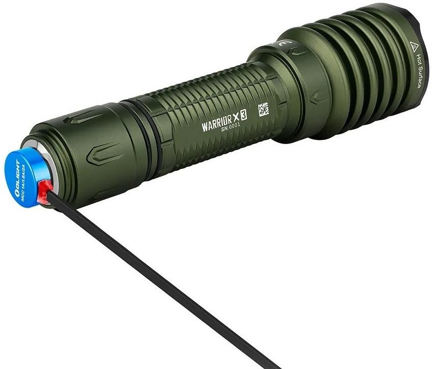 Olight Warrior X 3 Steel Warrior Ring One-Button Operation