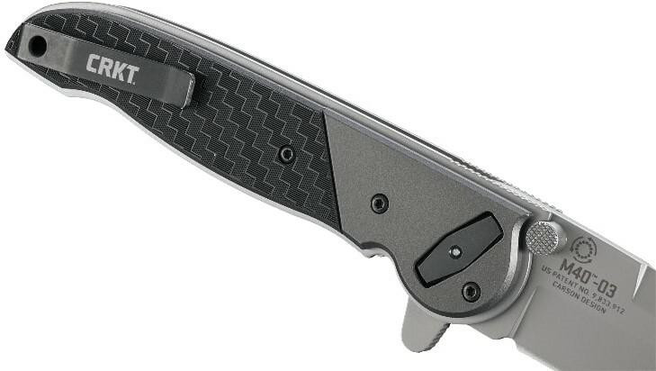 Columbia River Knife & Tool M40-03 Spear Point Plain Edge Flipper