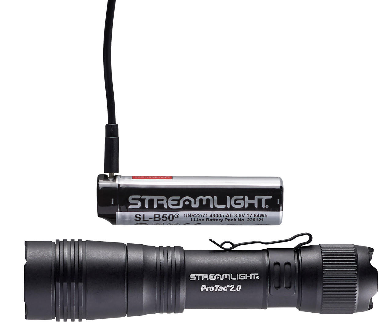 Streamlight ProTac 2.0 USB-C Rechargeable High Lumen Tactical