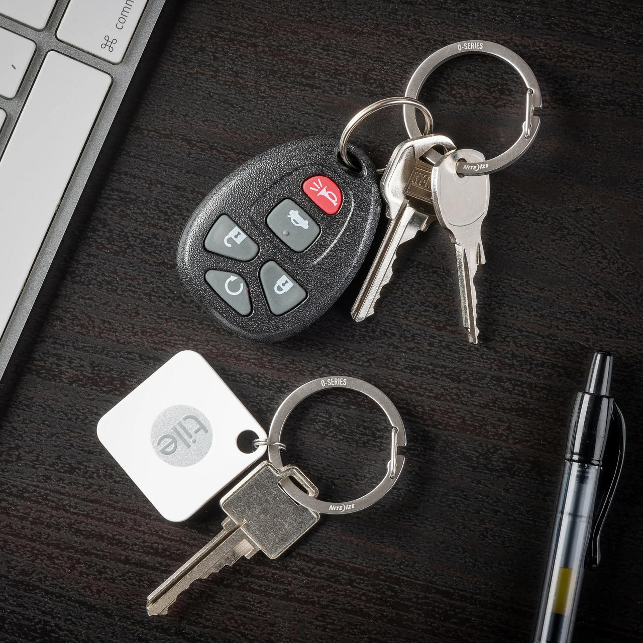 NiteIze O-Series Gated Key Ring OS-11-2R6