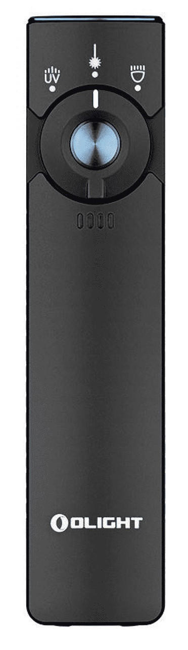 Olight Arkfeld Pro Flat EDC Rechargeable Flashlight w UV and Laser