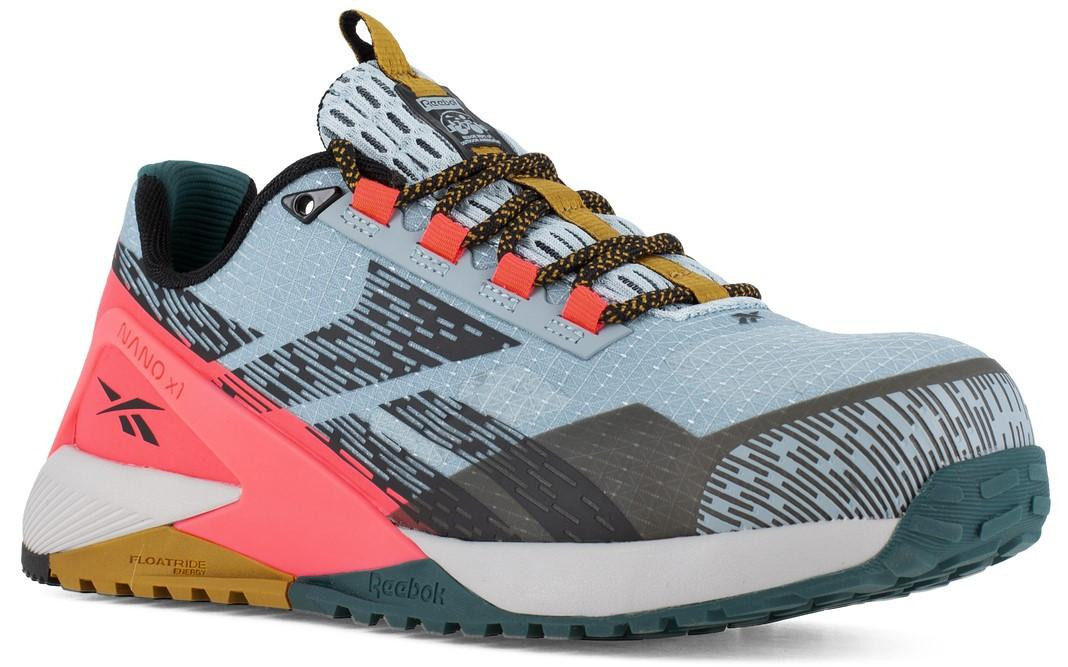 Reebok Women's Slate Blue/Salmon Nano X1 Adventure Athletic Work Shoe