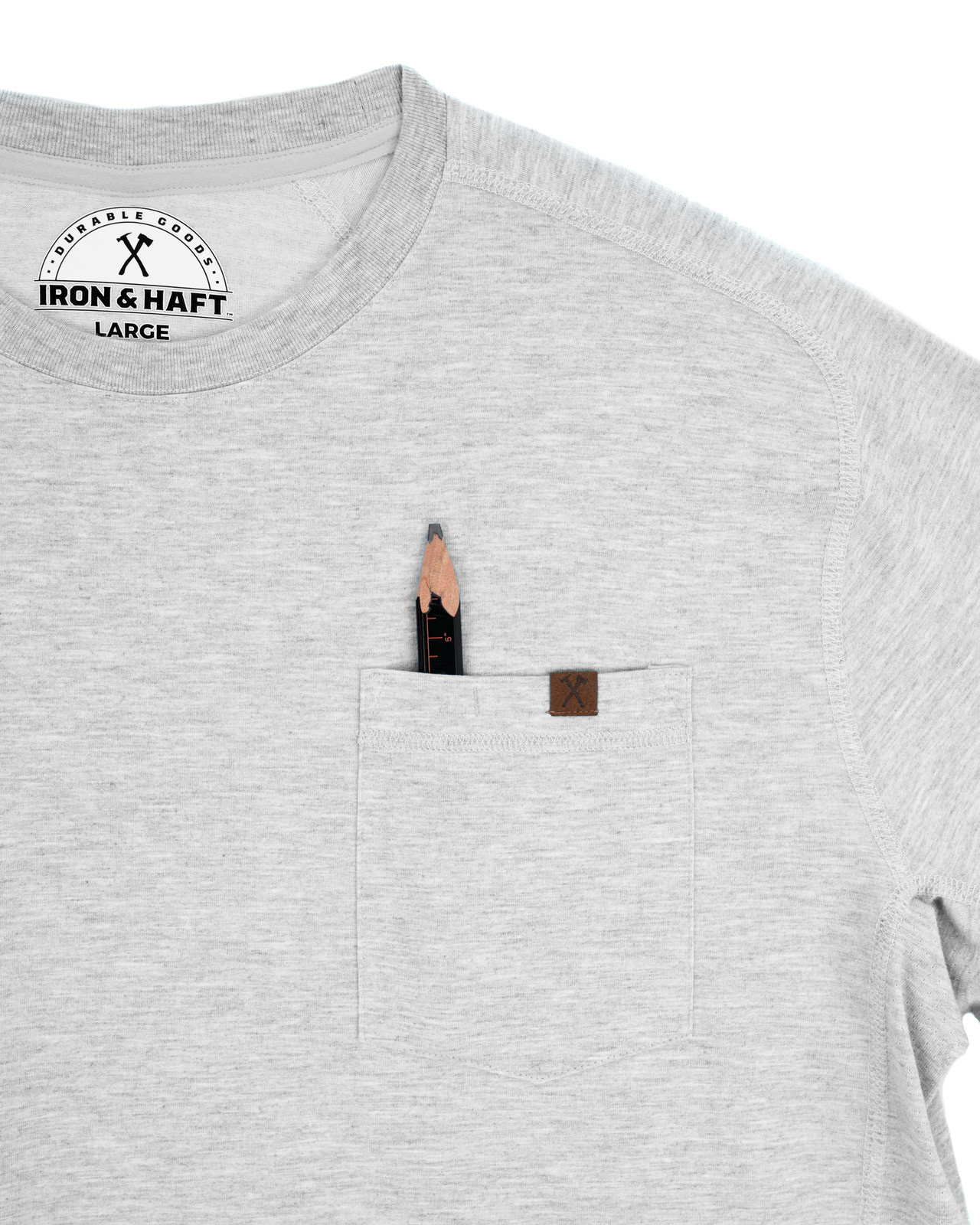 Iron & Haft Long Sleeve Pocket Work T-Shirt