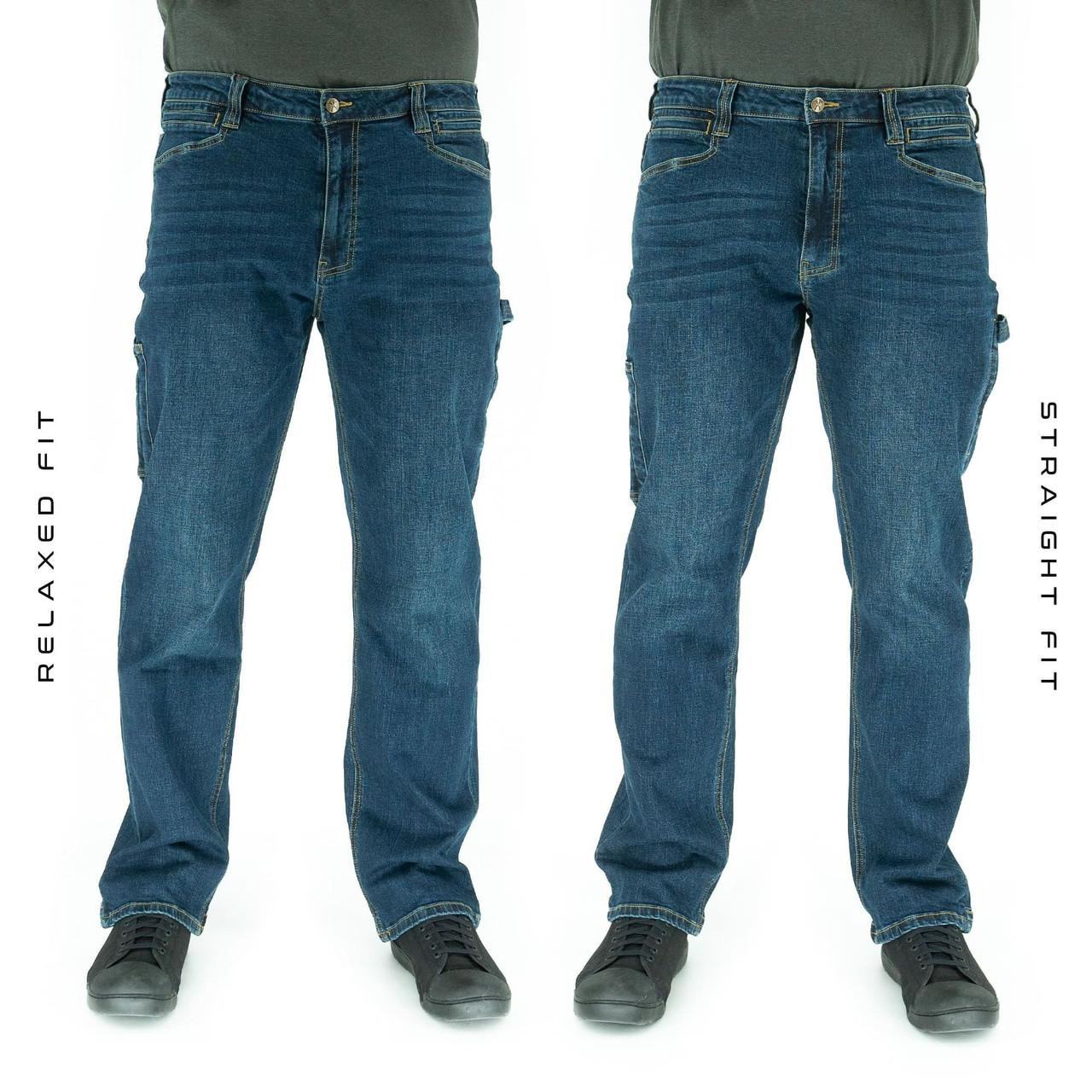 Iron & Haft Men's Journeyman Stretch Denim Durable Work Jeans