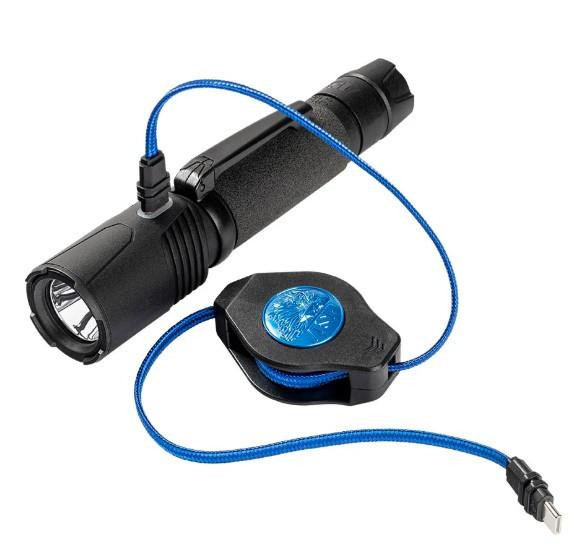milwaukee big flashlight Milwaukee 2113-21 - 500 lm Black USB Pivoting LED Flashlight