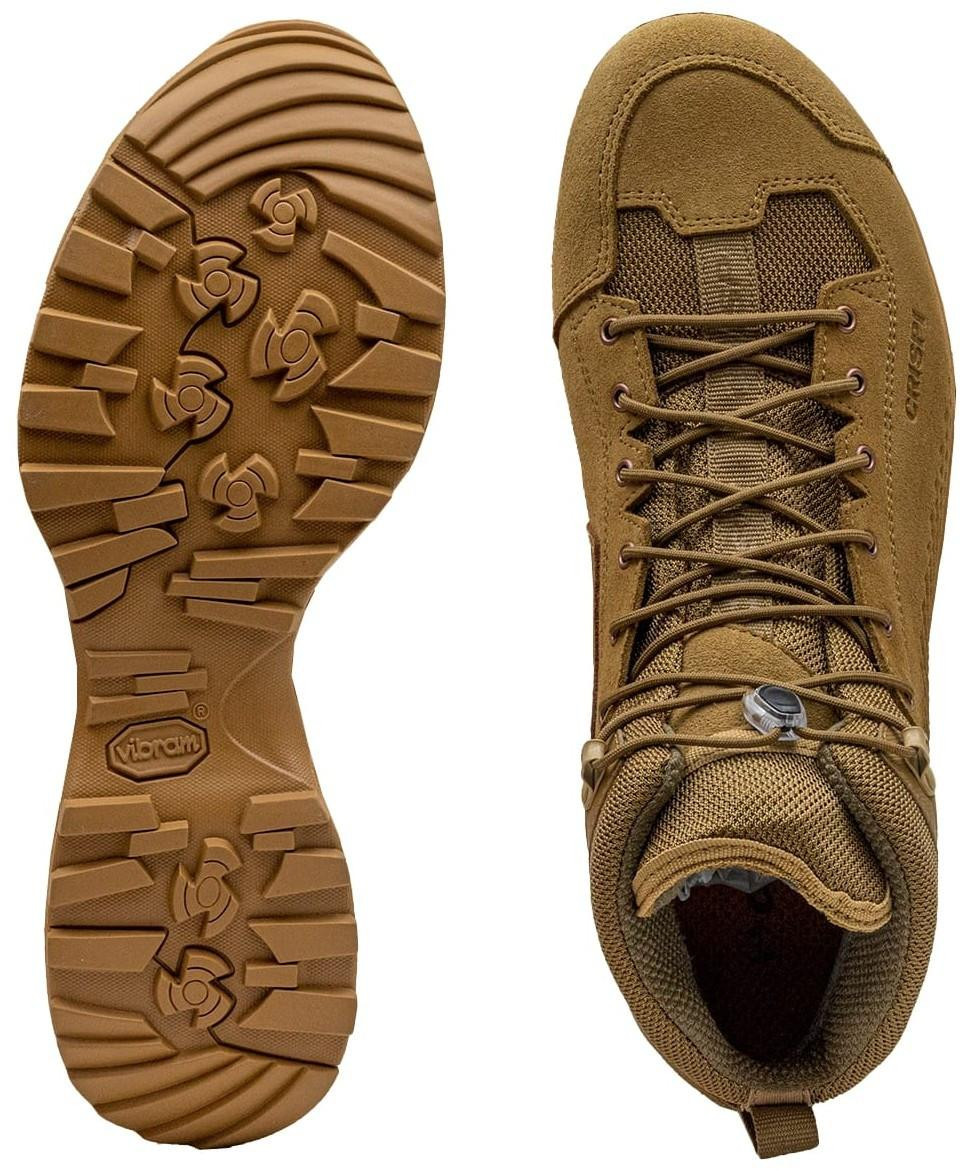 CRISPI AT4 Coyote Nubuck Leather Tactical Boot