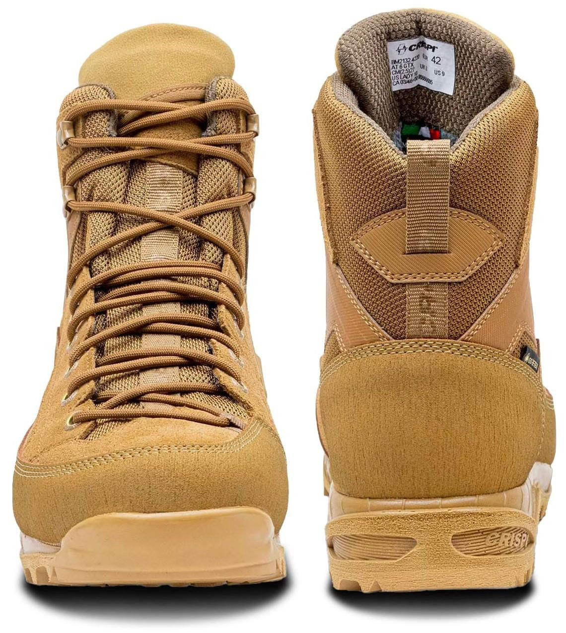 CRISPI AT6 Coyote Nubuck Leather Tactical Boot