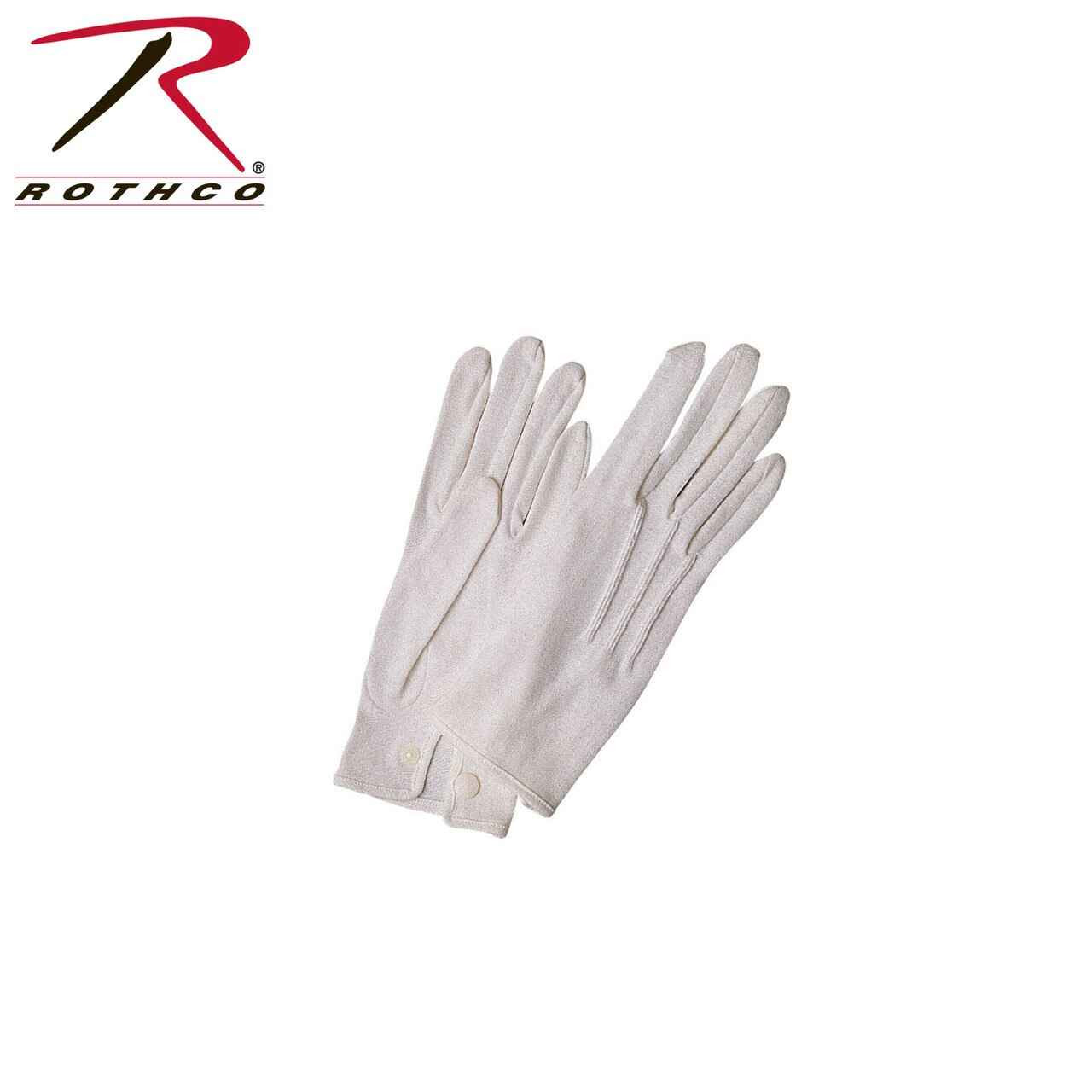 white cotton military dress gloves Extra Long Cotton Parade Gloves