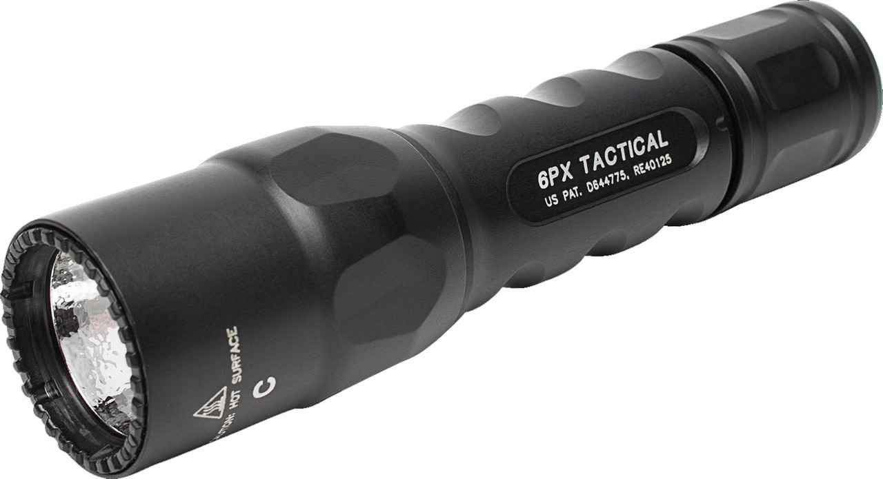 SureFire 6PX 600 Lumen Black Tactical Single Output LED Flashlight