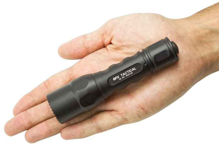 SureFire 6PX 600 Lumen Black Tactical Single Output LED Flashlight