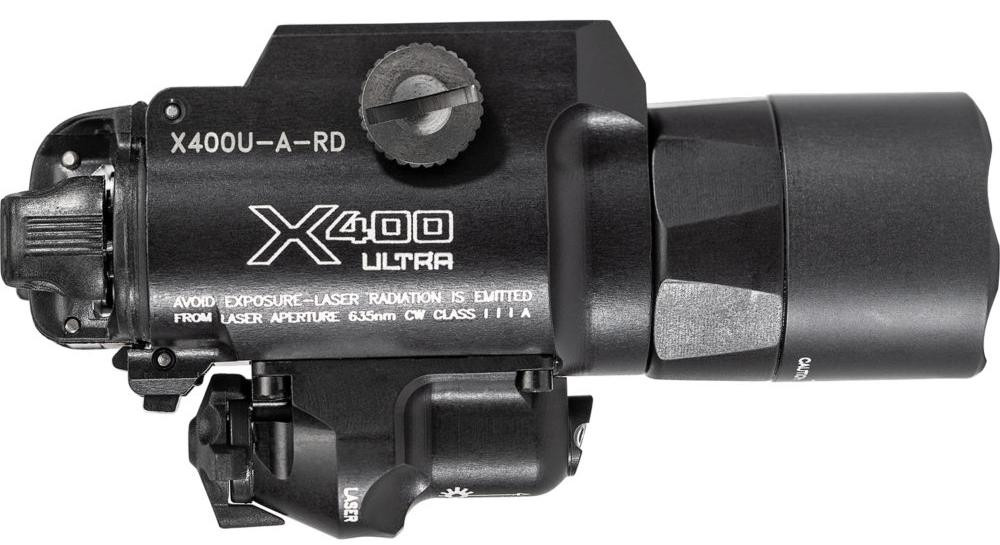 SureFire X400 Ultra WeaponLight with Red Laser