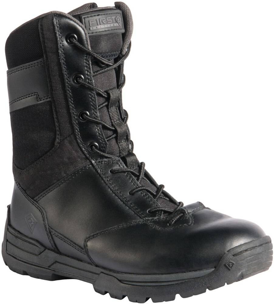 First Tactical Women's 8" Safety Toe Side Zip Duty Boot 166002 Closeout